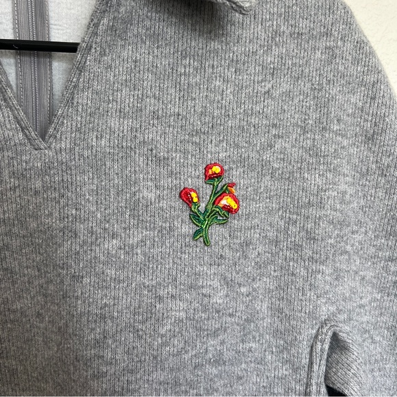 SHUSHU/TONG Embroidered Detail Knit Jumper | UK Size 6/US Size XS - Picture 3 of 9